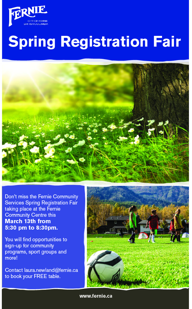 City of Fernie Spring Registration Fair